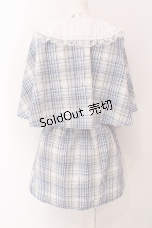 画像5: Lovely Tency / 2セット TTCHKポンチョ+ M サックス O-25-09-03-1006-LO-TO-IG-ZT024 (5)