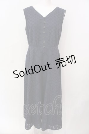 画像: axes femme / レースパッチワークワンピース M コン O-25-06-23-122-AX-OP-YM-OS