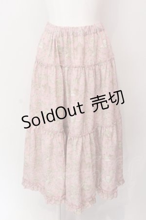 画像: m petit by misako / NINA'S RVパニエスカート M ピンク O-25-06-23-123-LO-SK-IG-ZS