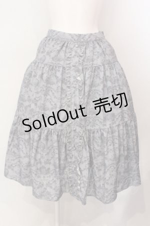 画像: m petit by misako / NINA’Sコラボ トワルドジュイリバーシブルスカート L グレー O-25-06-23-008-LO-SK-OW-OS