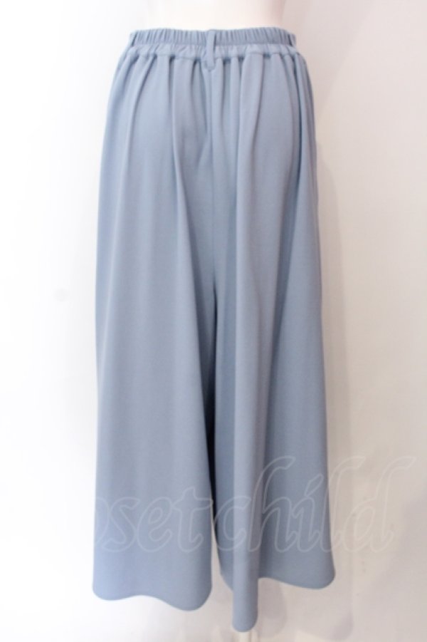 画像3: axes femme / リラックスカットソーパンツ F サックス O-25-06-23-139-AX-PA-YM-ZT0625A (3)
