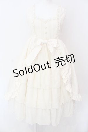 画像: ALICE and the PIRATES / ドロシーさんのベビードールジャンパースカート  アイボリー O-25-06-23-014-PA-OP-IG-OS