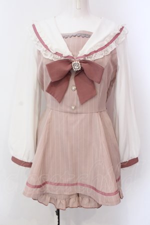 画像: LIZ LISA / セーラーカラーセットアップ L ピンク O-25-06-23-017-LO-OP-OW-OS
