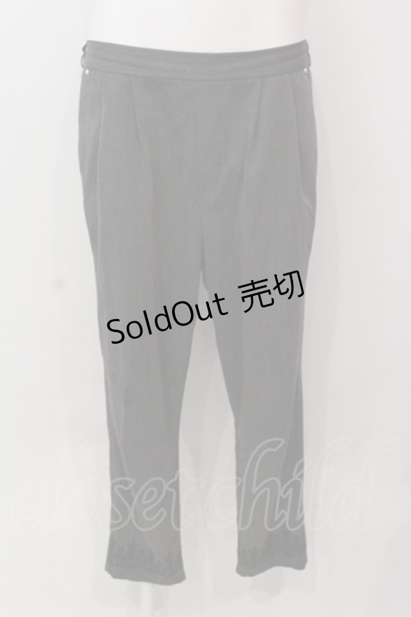 画像1: axes femme / ストレッチイージーパンツ M グレー O-25-06-23-019-AX-PA-IG-ZT166 (1)