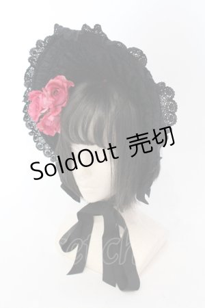 画像: BABY,THE STARS SHINE BRIGHT / チェルシーローズボンネット  クロ O-25-06-24-034-BA-AC-IG-OS