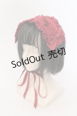 画像: BABY,THE STARS SHINE BRIGHT / Lovely Heartヘッドドレス  えんじ O-25-06-24-037-BA-AC-IG-OS