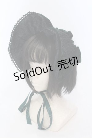 画像: axes femme kawaii / ベルベットドールハーフボンネット  グリーン O-25-06-24-043-AX-AC-IG-ZT271