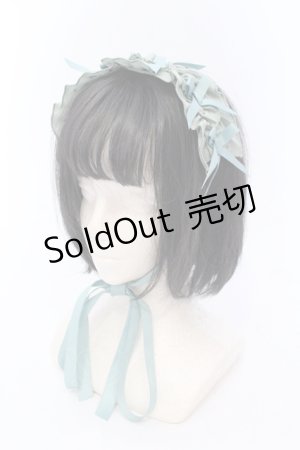 画像: Chalmiere / フリルヘッドドレス  グリーン O-25-06-24-045-LO-AC-IG-OS