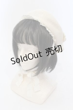画像: BABY,THE STARS SHINE BRIGHT / 後ろみっつリボンベレー  生成り O-25-06-24-050-BA-AC-IG-OS