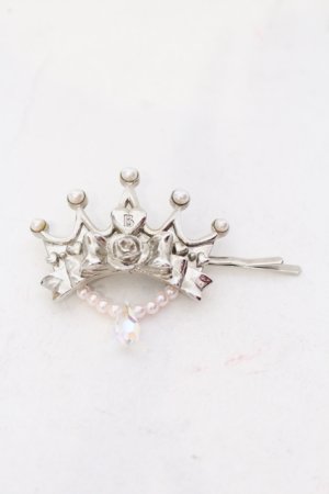 画像: BABY,THE STARS SHINE BRIGHT / ローズリボンティアラヘアピン  シルバー O-25-06-24-073-BA-AC-IG-OS