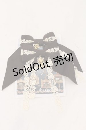 画像: ALICE and the PIRATES / A/Pゆらゆらリボンコーム  ブラウン O-25-06-24-079-PA-AC-IG-OS
