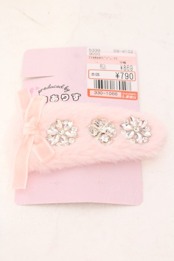 画像1: Lovely Tency / TT*MA*Fビジュークリップ  ピンク O-25-06-24-086-LO-AC-IG-ZT168-F004 (1)