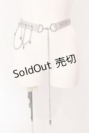 画像: axes femme POETIQUE / シルバー・ブレットベルト  シルバー O-25-06-24-008-AX-ZA-IG-OS