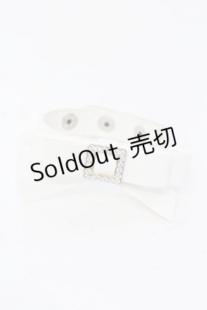 画像: Ank Rouge / リボンブレスレット  シロ O-25-06-24-091-CA-AC-OW-OS