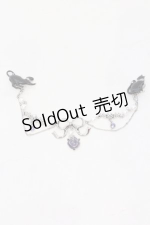 画像: axes femme / リボンキャット襟クリップ  シルバー O-25-06-24-093-AX-AC-IG-OS