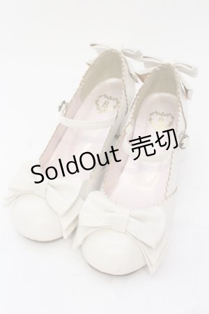 画像: BABY,THE STARS SHINE BRIGHT / アンティークリボンシューズ M アイボリー O-25-06-24-104-BA-SH-OW-OS