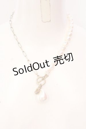 画像: axes femme / パール調ネックレス  ゴールド O-25-06-24-017-AX-AC-OW-OS