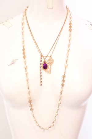 画像: axes femme / 鍵モチーフ2WAYネックレス  ゴールド O-25-06-24-018-AX-AC-OW-OS