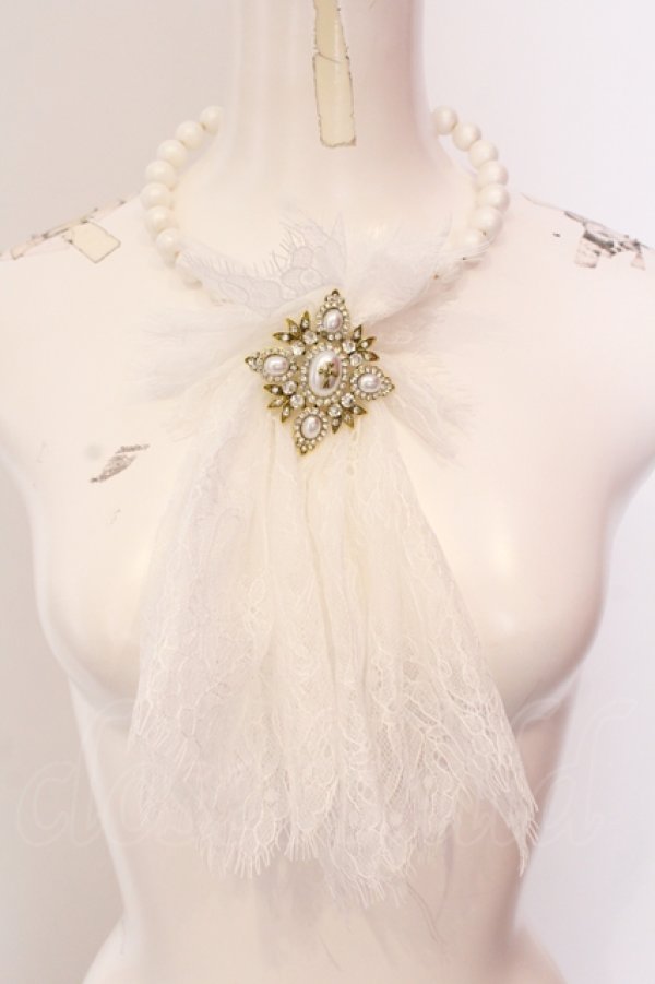 画像1: Luxmira / レースタイ風チョーカーネックレス   O-25-06-24-028-LO-AC-OW-ZT168-F004 (1)