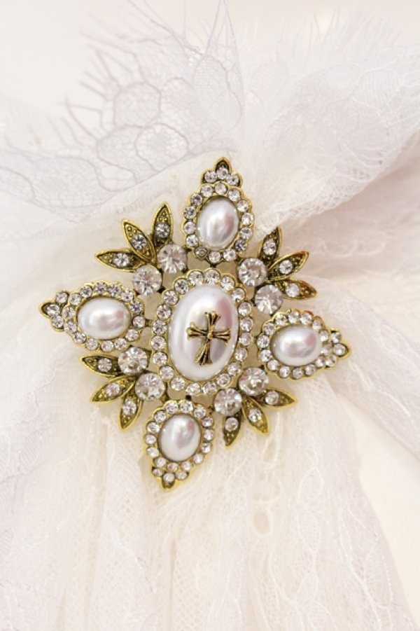 画像2: Luxmira / レースタイ風チョーカーネックレス   O-25-06-24-028-LO-AC-OW-ZT168-F004 (2)