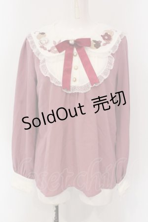 画像: Amavel / AnimalDonutsうさみみブラウス  ピンク O-25-06-26-030-CA-BL-IG-OS