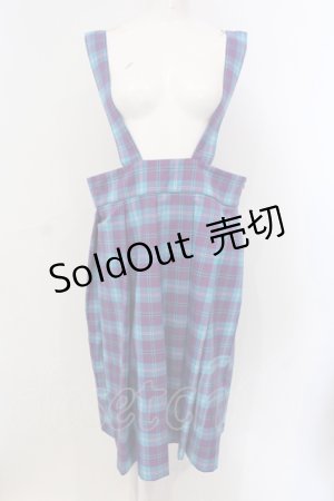 画像: HEIHEI / 吊りスカート  ブルー O-25-06-26-040-PU-SK-IG-ZS