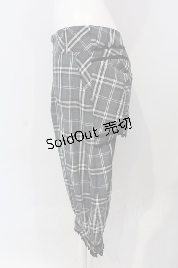 画像2: ALICE and the PIRATES / Lucian Martinパンツ  クロ×シロチェック O-25-06-26-005-PA-PA-IG-OS (2)