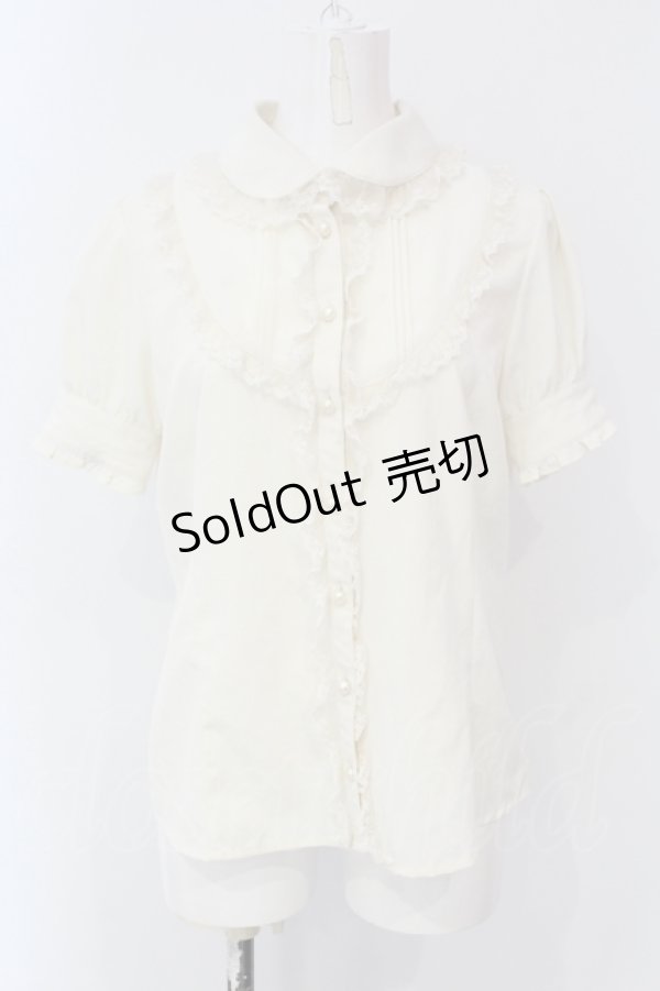 画像1: Ank Rouge / ヨーク切替ブラウス  キナリ O-25-06-26-062-CA-BL-OW-OS (1)