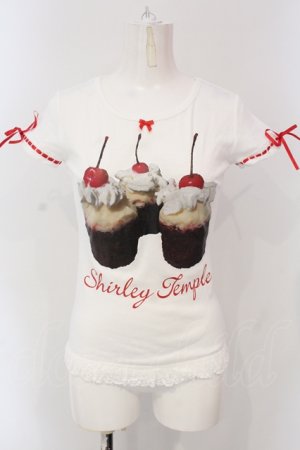 画像: Shirley Temple / レッドベルベットTEE（Ladies） F シロ O-25-06-26-066-ET-TO-OW-OS