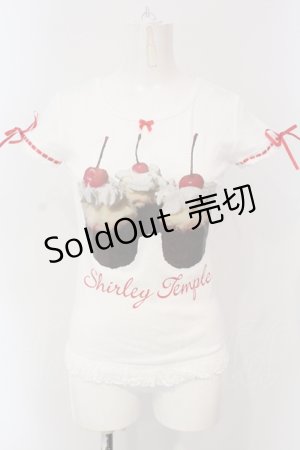 画像: Shirley Temple / レッドベルベットTEE（Ladies） F シロ O-25-06-26-066-ET-TO-OW-OS