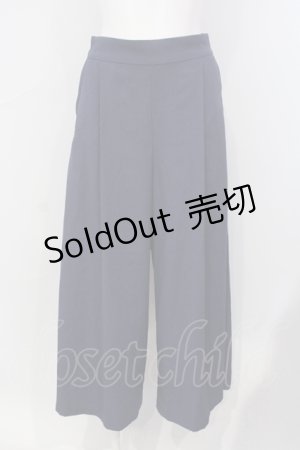 画像: axes femme / サイドストライプワイドパンツ  ブルー系 O-25-06-26-008-AX-PA-OW-OS