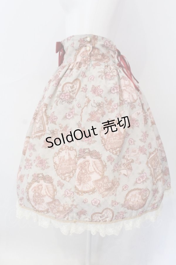 画像3: BABY,THE STARS SHINE BRIGHT / Esprit de la Belle Epoque a Paris 柄 スカート  ピンク O-25-06-26-091-BA-SK-OW-OS (3)