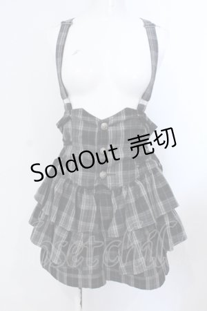 画像: ALGONQUINS / フリルベスト付きショートパンツ F グレー系 O-25-06-28-001-AL-OP-OW-OS