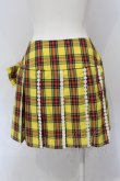 画像4: BABY,THE STARS SHINE BRIGHT / オリジナルタータンプリーツ巻きスカート  イエロー O-25-06-28-029-BA-SK-OW-OS (4)