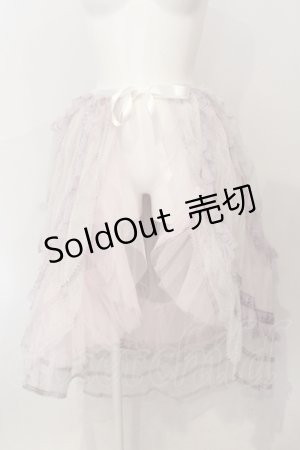 画像: abilletage / Noir レースオーバースカート  ラベンダー O-25-06-28-004-GO-ZA-IG-OS