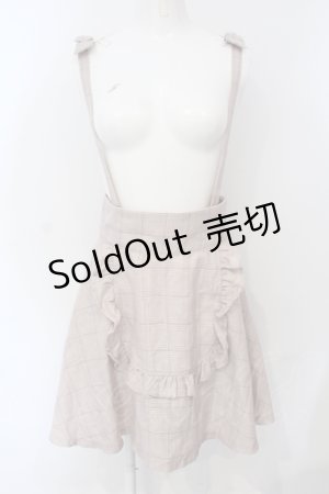 画像: Ank Rouge / エプロン風スカート M ピンク O-25-06-28-065-CA-SK-OW-ZY