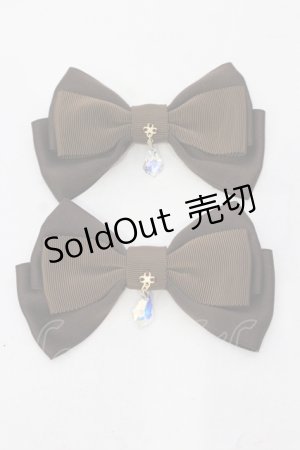画像: Enchantlic Enchantilly / リボンブローチ2コセット  ブラウン O-25-06-28-074-LO-AC-IG-OS