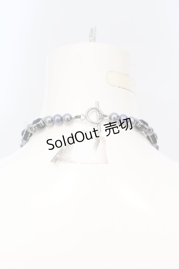 画像4: Estrellas / cross beads necklace ネックレス  ブラック×シルバー O-25-06-28-085-EL-AC-IG-ZT0709 (4)