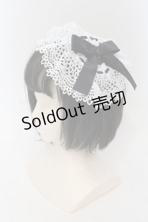 画像: Physical Drop / 円形ヘッドドレス  クロ×シロ O-25-06-28-094-LO-AC-IG-OS