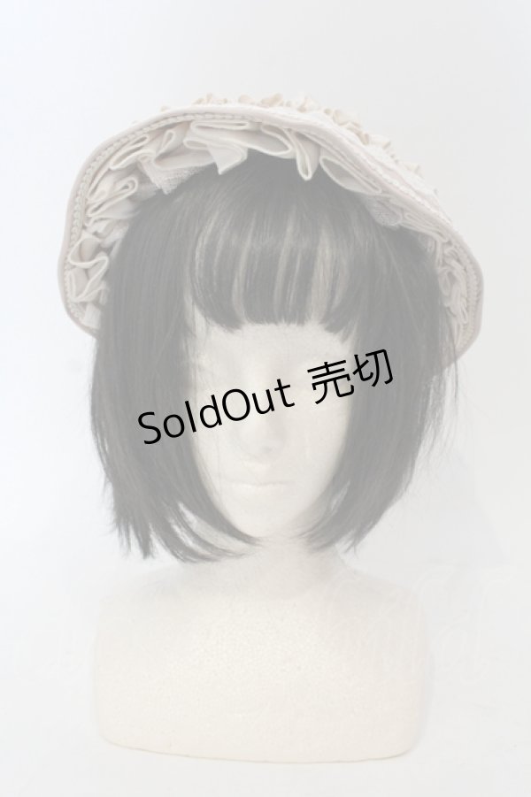 画像2: Hoshibako Works / リボンタルト帽子型ボンネット  ピンク O-25-06-28-095-LO-AC-IG-ZT0105V (2)