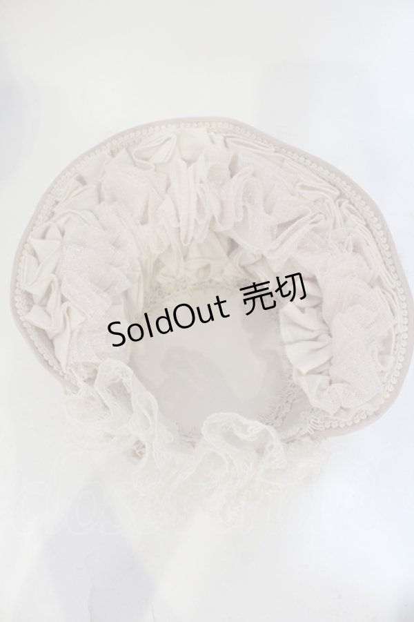 画像6: Hoshibako Works / リボンタルト帽子型ボンネット  ピンク O-25-06-28-095-LO-AC-IG-ZT0105V (6)