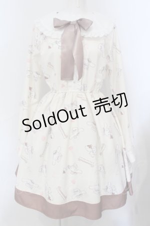 画像: サンリオ / シナモロールワンピース M アイボリー O-25-06-28-014-EL-OP-OW-OS