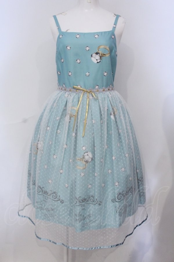 画像1: Emily Temple cute / Brilliantキャミソールワンピース M ミントグリーン O-25-06-28-020-ET-OP-OW-ZT259 (1)