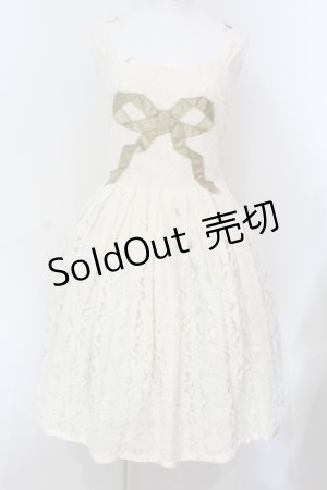 画像: Emily Temple cute / シャンデリアレースワンピース M アイボリー O-25-06-28-021-ET-OP-OW-ZT468