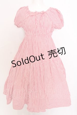 画像: Physical Drop / デイリーシャーリングワンピース  アカ O-25-06-30-046-LO-OP-OW-OS
