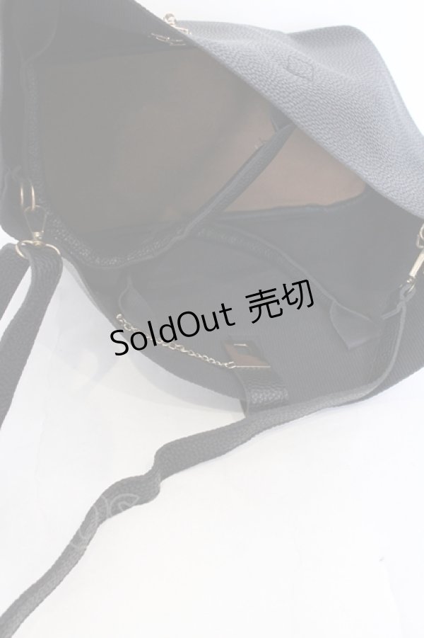 画像5: NieR CLOTHING / 3WAY PU LEATHER BAG[BAG IN BAG付き] バッグ  ブラック O-25-06-30-005-PU-BG-IG-ZT286 (5)