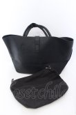 画像6: NieR Clothing / 3WAY PU LEATHER BAG[BAG IN BAG付き] バッグ  ブラック O-25-06-30-005-PU-BG-IG-OS (6)