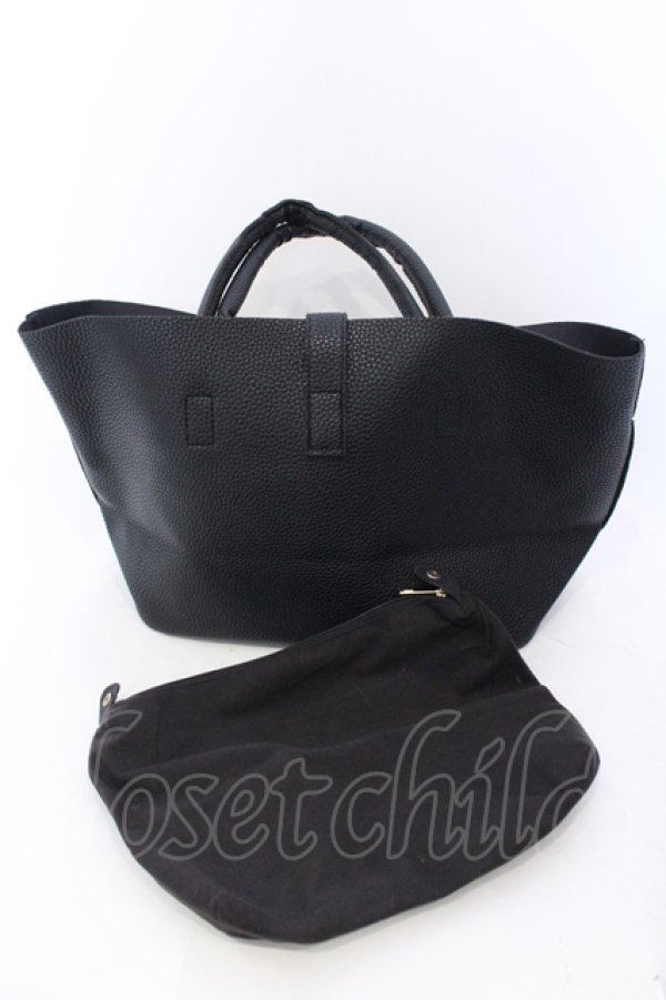 画像6: NieR Clothing / 3WAY PU LEATHER BAG[BAG IN BAG付き] バッグ  ブラック O-25-06-30-005-PU-BG-IG-ZT286 (6)