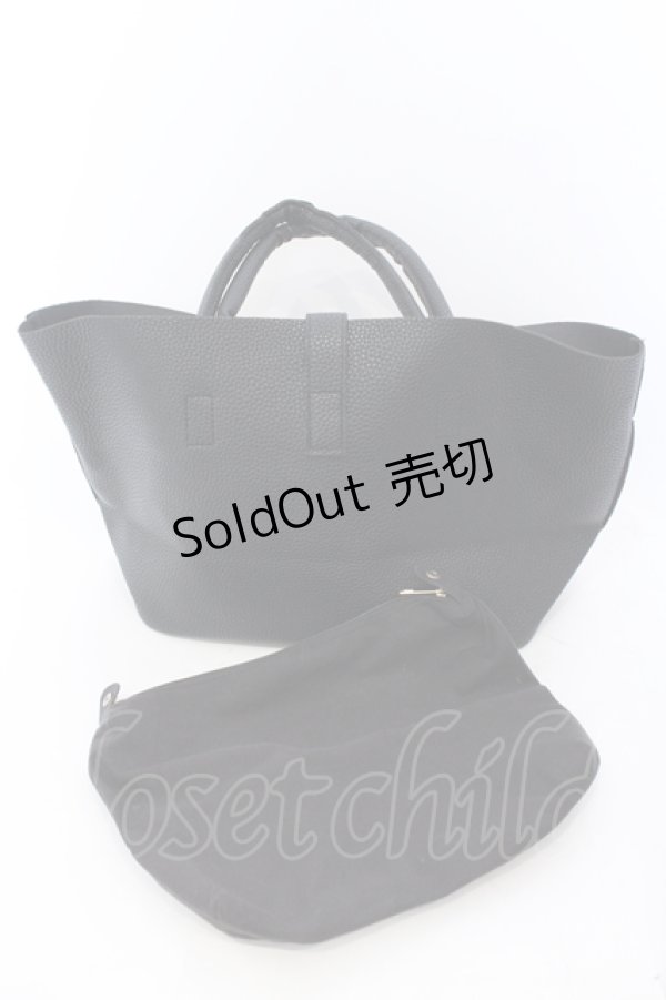 画像6: NieR CLOTHING / 3WAY PU LEATHER BAG[BAG IN BAG付き] バッグ  ブラック O-25-06-30-005-PU-BG-IG-ZT286 (6)