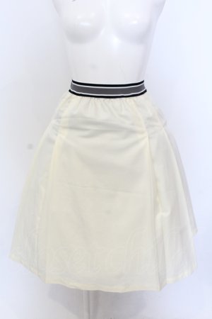 画像: Fi.n.t / ウエストラインゴムプリーツスカート【洗える】  生成り O-25-06-30-055-CA-SK-IG-OS